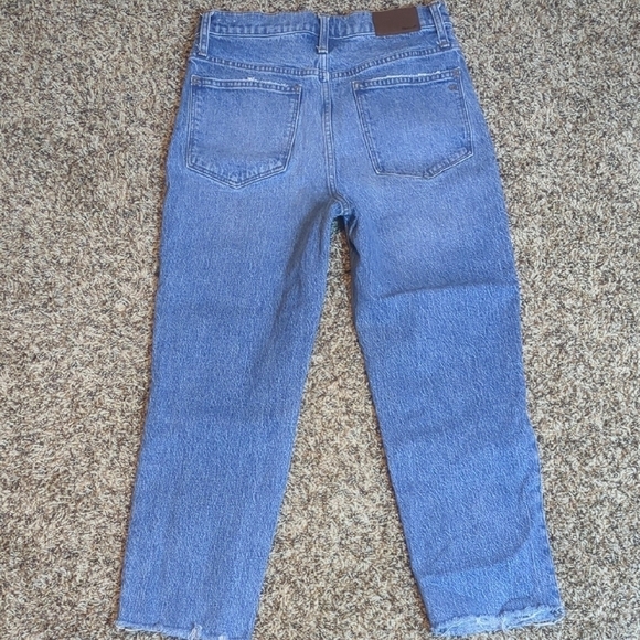 Madewell womens medium blue high rise classic straight jean - Picture 13 of 16